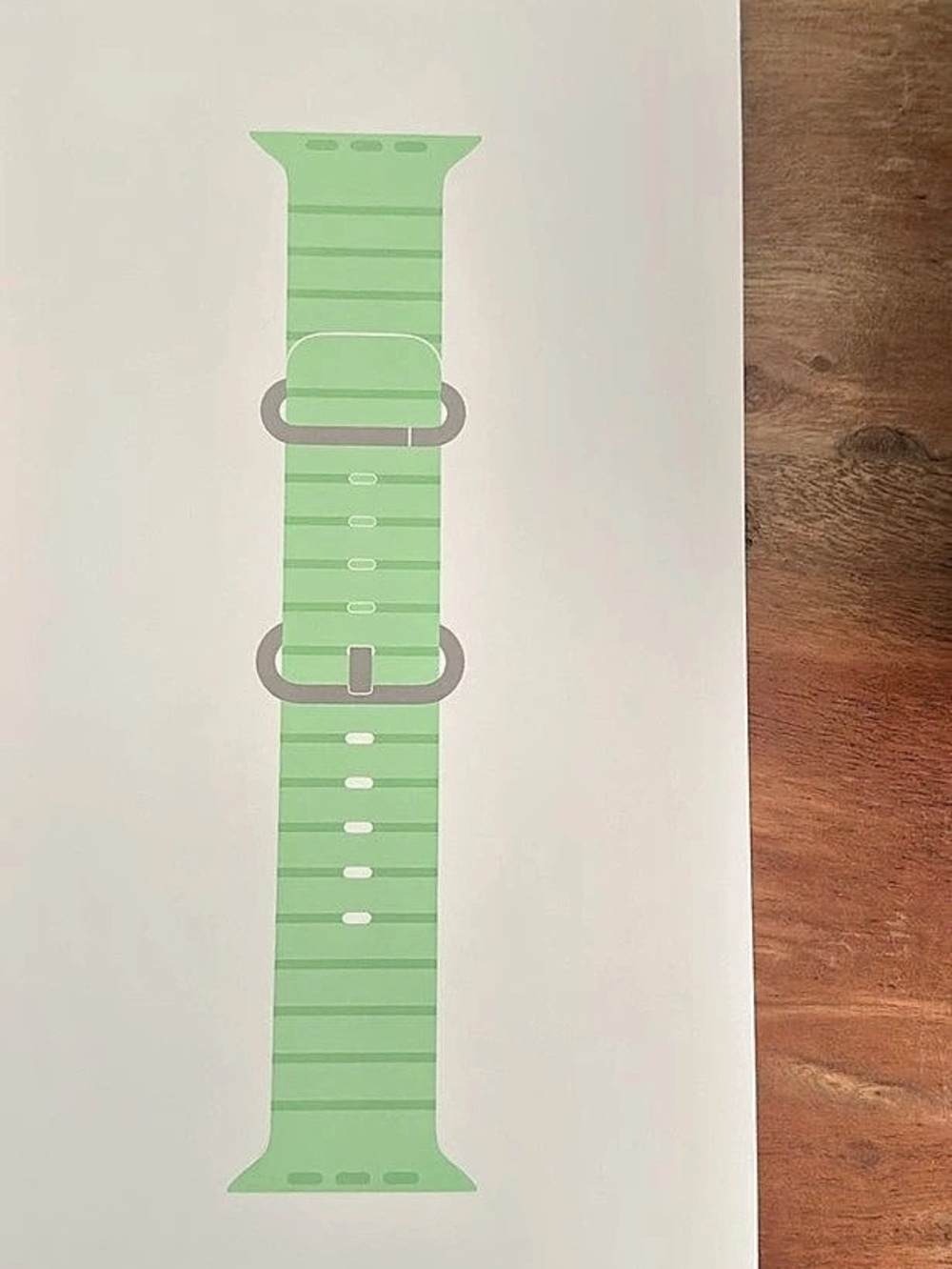 Apple Watch 49mm Ocean Band Green